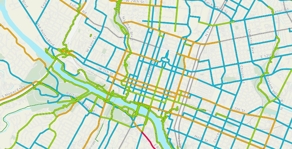 Bicycle map
